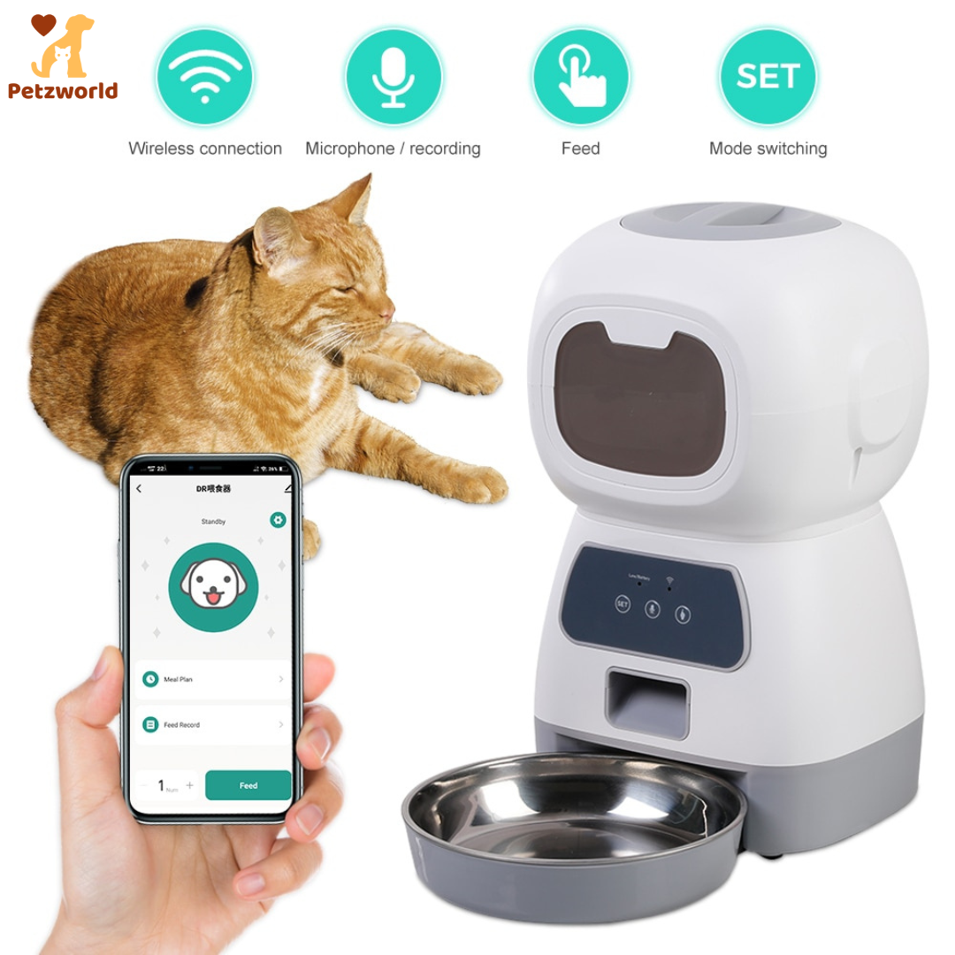 Smart Automatic Feeder for Dogs and Cats